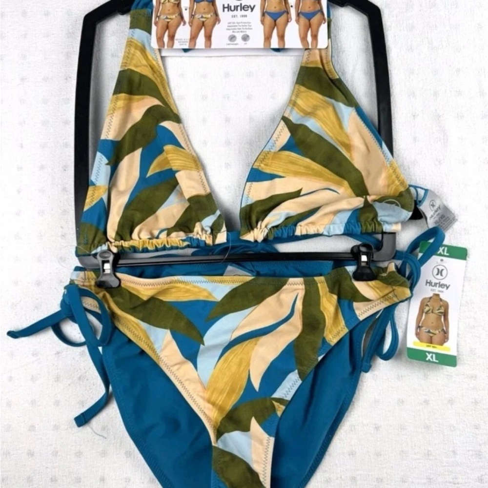 Hurley Kids Bikini - Blue, Green, and Yellow